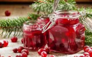 Рецепт джема из клюквы
