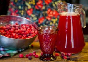 Клюквенный морс при подагре