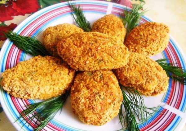 Тыквенные котлеты
